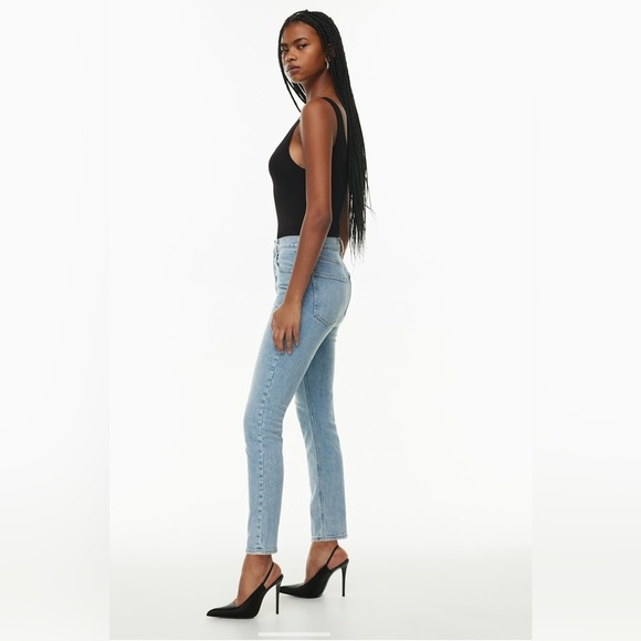 Aritzia Denim Forum The yoko high rise slim 28L Woman’s Jeans👖size 24 - Picture 3 of 12
